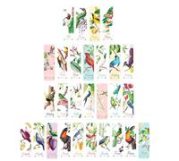 POPETPOP Vintage Paper Bookmarks Classic Design with Retro Pattern Printing 28pcs Paper Page Markers Practical Smooth Surface Book Accessories for Students and Personal Use
