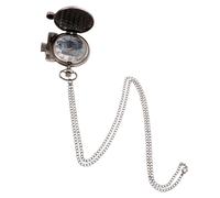 POPETPOP Vintage Pocket Watch for Men and Women Fob Chain Mechanical Movement Retro Design for Steampunk Themed Events and Everyday Use
