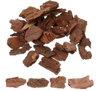 POPETPOP Virgin Miniature Cork Bark Pieces for Model Decor and Scenic Embellishment, Tree Bark Molds Suitable for DIY Sand Table and Terrarium Use