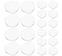 POPETPOP VR Lens Set of 20 Biconvex Plastic Lenses 25Mm Diameter 45Mm Focal Length for Virtual Reality 3D Glasses Accessories