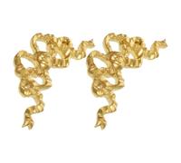 POPETPOP Wall Hanging Resin Bow Ornament 2Pcs for Photo Walls and Entryway Decorative Home Art and Craft Accessories