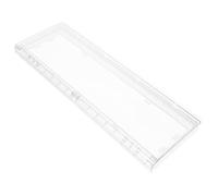 POPETPOP Wall Mount Socket Cover Slot Protector Box for Bathroom Kitchen Home Use Transparent Design Adhesive Outlet Guard