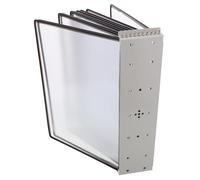 POPETPOP Wall Mounted Document Display Panel Page Double Sided File Holder Flip Folder for Office Storage and Reference Management