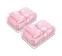 POPETPOP Warm Hamster Sleeping Bed Animal Hammock for Hamsters Rats Squirrels Pet Cage Hanging Bed 2 Sets