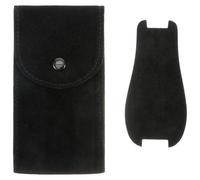 POPETPOP Watch Pouch Travel Case for Men Robust Flannelette Storage Bag with Snap Button, Suitable for Smart and Luxury Watches on the Go