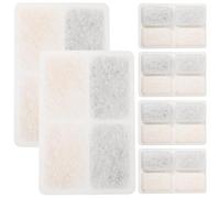 POPETPOP Water Dispenser Activated Carbon Filter 6Pcs for Pet Drinking Fountain Replacement Coconut Shell Filter Cotton
