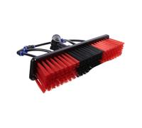 POPETPOP Water Flow through Window Cleaning Brush Head for Solar Panel Washing Efficient Water Fed Cleaning Accessory with Large Coverage Flexible Compatibility for High Window Maintenance