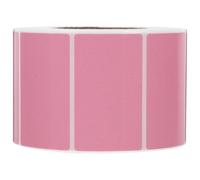 POPETPOP Water-Resistant Thermal Self-Adhesive Shipping Labels 50X30Mm Pink Roll Express Address Stickers for Office and Home