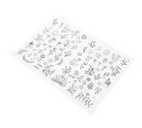 POPETPOP Water Soluble Embroidery Stabilizer for Sewing Support 1 Sheet Non-Woven Fabric Adhesive Backing Suitable for Home Quilts and Computerized Projects