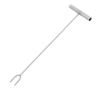 POPETPOP Water Valve Shut Off Key with Extended 48cm Rod 6mm Thick T-Handle Shutoff Tool for Plumbing Gas and Heating Valve Operation Multi-Functional Water Meter Wrench with 2.5cm Opening