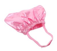 POPETPOP Waterproof Cat Shower Cap for Indoor Puppy Supply, Pink Small Pet Bath Hat with Adjustable Strap, Kitten and Dog Bathing Hair Accessory