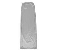 POPETPOP Waterproof Folding Step Ladder Cover with Elastic Hem, Dustproof Grey Ladder Protector 50x195x12cm for Garage, Garden, Patio Storage