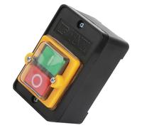 POPETPOP Waterproof Push Button Switch for Drill Presses and Milling Machines, Copper Material with Reliable Start/stop Operation and Resists Coolant Splashes, Suitable for Workshop Use,