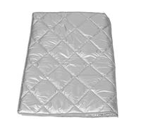 POPETPOP Waterproof Silver Aluminum Foil and Oxford Cloth Insulated Freezer Cover with Adjustable Size and Magnet Protector for Refrigerator and Fridge, Outdoor Freezer Protector