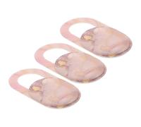 POPETPOP Webcam Cover Slide for Everyday Use Practical Minimalist Design 3pcs Pink Plastic Camera Slider Privacy Protection, Leaves No Residue for Laptop and Phone