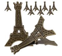 POPETPOP Wedding Table Number Holders 10Pcs Metal Eiffel Tower Style Memo Note Clips for Desktop and Seating Arrangement