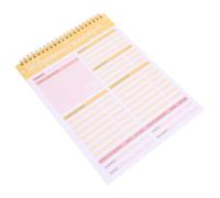 POPETPOP Weekly Menu Notebook for Kitchen and Home Use with Tearable Paper, Paper Material, and Organised Diet Tracking, for Families and Students Planning Meals Efficiently