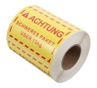 POPETPOP Weight Caution Stickers Waterproof Heavy Package Labels for Shipping Boxes Warehouse Safety Handling Warning Tape