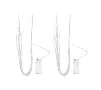 POPETPOP White Birch Branches Unique Decorative Branch Lights LED Light 2pcs with Material, Fine Workmanship, Wide Range of Uses for Weddings and Home Furnishings for Elegant Scene