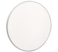 POPETPOP White Double Layer Drum Head Skin for Drums Sturdy Aluminum and Mesh Cloth Cover Lower Sound and Eliminating Overtones for Beginners and Percussionists