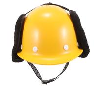 POPETPOP Winter Hard Hat with Insulated Liner Windproof Plush Insert Protective Safety Helmet for Construction Work