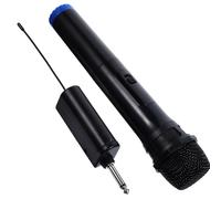POPETPOP Wireless Handheld Microphone Black Plastic with Super Long-distance Reception and Reduced Noise for Ktv and Holiday Singing