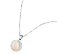 POPETPOP Women Stone Necklace Stone Charm Statement Necklace Minimalist Gorgeous Pendant Versatile Wear with Present Box for Casual Events and Formal Events Random Color