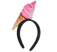 POPETPOP Womens Headbands Ice Cream Hair Accessories Comfortable to Wear Versatile Accessory Stylish Fabric Headband for Parties and Dates 20.50x15.80x3.00cm
