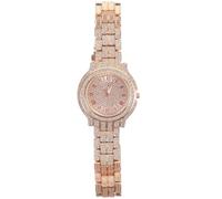 POPETPOP Women's Rhinestone Watch with Roman Numerals Quartz Wristwatch | Alloy Case and Glass Face, Fashionable Ladies Wristwatch, Practical Accurate Timekeeping for Woman and Lady