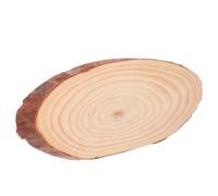 POPETPOP Wood Circles DIY Wooden Decor 11.79x4.72x0.39in Round Coffee Wood Cutout Blank Delicate Multi-Purpose Easy to Carve for DIY Hand Paintings