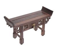POPETPOP Wooden Bonsai Display Stand Coffee Colour Rustic Style with Fine Workmanship Featuring Safe Design Not Easy to Hurt Your Hands for Home and Flower Shop Decoration