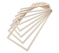 POPETPOP Wooden Clay Mold Rails Pottery Molds for Professionals and Beginners Khaki Color Rectangular Shape Versatile Sizes Easy Maintenance for Studio and Teaching Environments