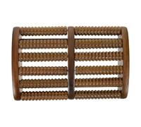 POPETPOP Wooden Foot Massager Roller for Meridian and Deep Tissue Massage, Natural Wood Material, Portable Manual Foot Shin Roller for Travel and Office Use