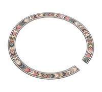 POPETPOP Wooden Guitar Sound Hole Rosette Decal Sticker, Classical Acoustic Guitar Inlay Accessory, 1pcs Sound Hole Sticker for Musical Instrument Decoration