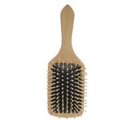 POPETPOP Wooden Hair Brush Comb for Scalp Massage and Refreshing Mind with Large Paddle round Bristles and Restores Shiny Healthy Silky Hair, Suitable for Men