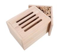 POPETPOP Wooden Insect Hotel for Ladybug Shelter Insect Nesting Box for Butterflies Beneficial Bugs Educational Outdoor Bug Observation for Boys and Girls