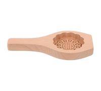 POPETPOP Wooden Mooncake Mould Sunflower Pattern Baking Tool DIY Pastries Making Mold Kitchen Utensil for Traditional Moon Cake Baking