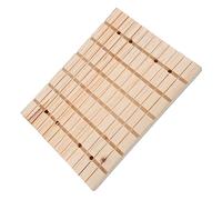 POPETPOP Wooden Polished Deck Rabbit Boredom Breaker Animal Scratch Pad Indoor Pet Accessory Small Bunny Grinding Board