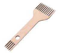 POPETPOP Wooden Weaving Machine Comb and Hair Ropes for Knitting Tapestries with Dual- Design, Lightweight and Smooth Tapestry Weaving Comb Suitable for Beginners and Experts
