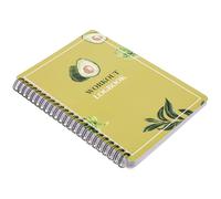 POPETPOP Workout Journal for Women A5 Fitness Planner Notebook Portable Weight Lifting Logbook Food Exercise and Goal Tracking Notepad for Gym and Wellness