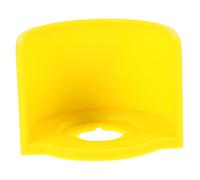 POPETPOP Yellow for and Plastic Emergency Stop Button Cover Protector for Safety Easy Installation Push Button Protection Guard Garages Machinery