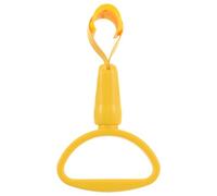 POPETPOP Yellow Semicircle Handle Ring for Car and Subway, Plastic Abs Material Provides Good Support and Keeps You Stable While Driving, Replacement Bus Hand Strap Handle for Comfortable