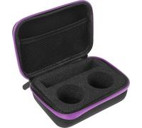 POPETPOP Yoyo Storage Bag 2-Hole Multifunctional Portable Yo-Yo Pouch Purple Edge Lightweight Carrying Case for Travel and Outdoor Use
