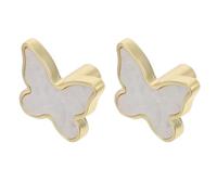 POPETPOP Zinc Alloy Butterfly Drawer Pulls Single-Hole Design for Wardrobe, Kitchen and Dresser Handles 2Pcs