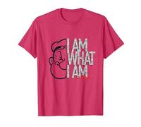 Popeye I AM What I AM Signature Phrase T-Shirt, Men, Red Heather, Large