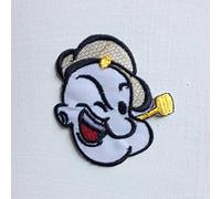 Popeye The Sailor Main Animated Cartoon Art Badge Iron or sew on Embroidered Patch