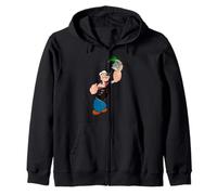 Popeye the Sailor Man - Retro 1929 Cartoon Art Zip Hoodie
