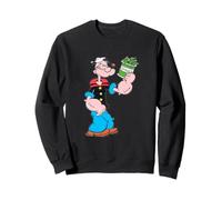 Popeye the Sailor Man Spinach - Retro 1929 Cartoon Art Sweatshirt