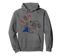 Popeye The Sailor Man Strong And Fearless Legend Retro Comic Pullover Hoodie