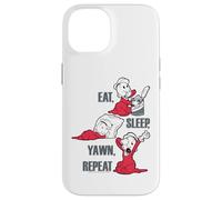 Popeye The Sailor Man Swee'Pea Eat Sleep Yawn Repeat Case for iPhone 14
